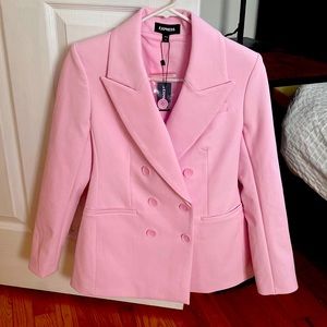 Express Conscious Edit Double Breasted Blazer